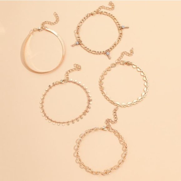 Anklet Bracelets Set - Picture 3 of 4